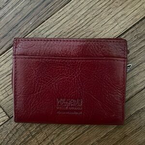 Wilson’s Leather Red coin purse